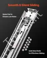 Stalčių bėgeliai, 508 mm / 226.8 kg - Image 4