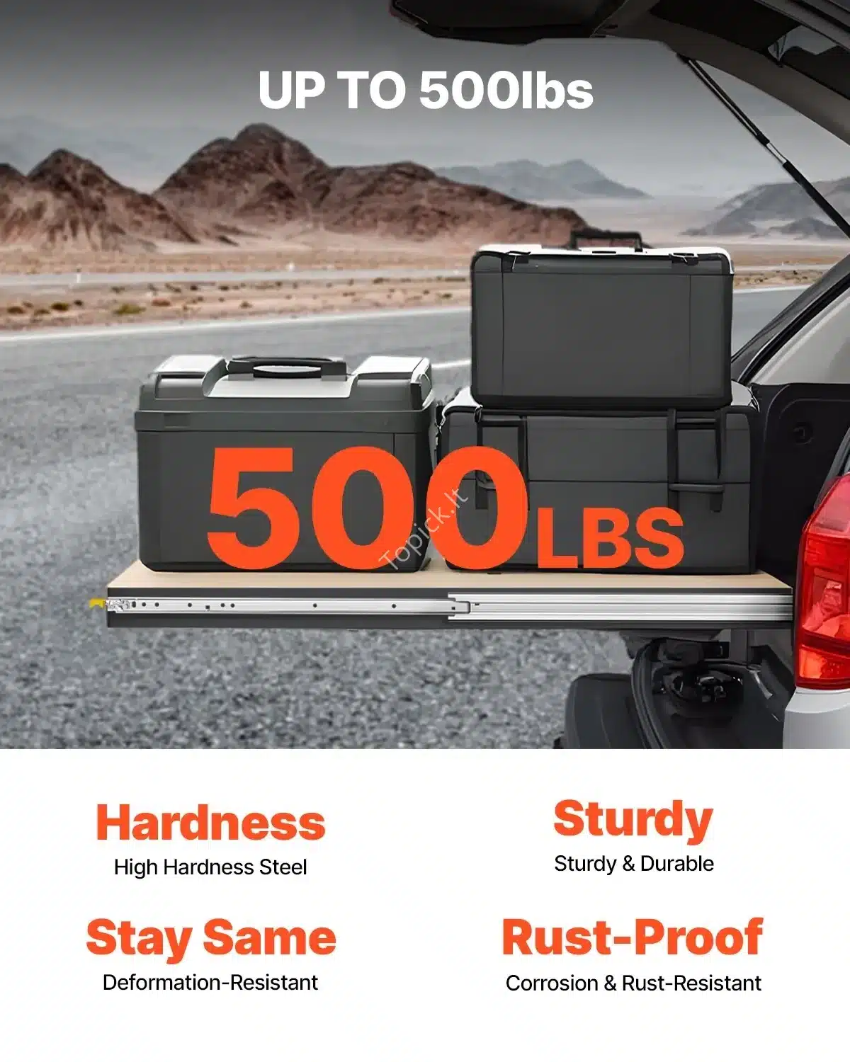 Stalčių bėgeliai, 558 mm 226.8 kg topick (2) Stalčių bėgeliai, 558 mm / 226.8 kg - Image 2