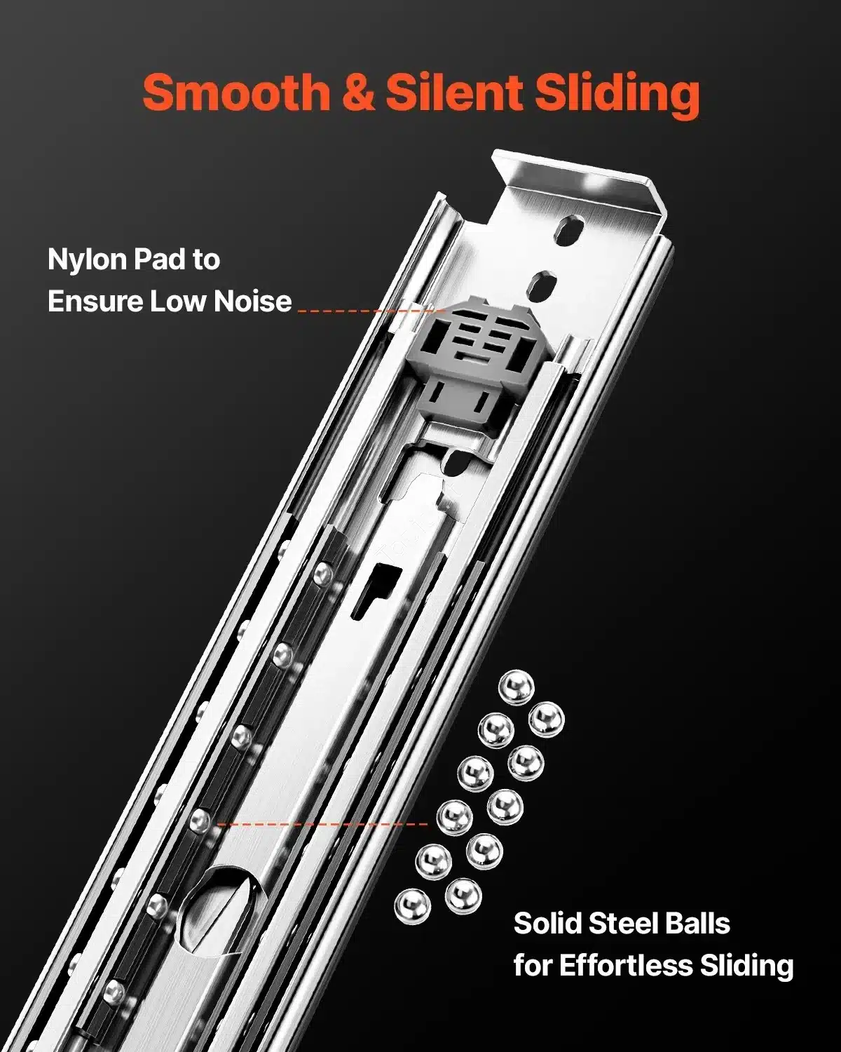 Stalčių bėgeliai, 762 mm 226.8 kg topick (5) Stalčių bėgeliai, 762 mm / 226.8 kg - Image 4