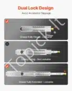 Stalčių bėgeliai, 812 mm / 226 kg - Image 3