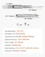 Stalčių bėgeliai, 812 mm / 226 kg - Image 7