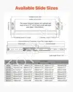 Stalčių bėgeliai, 900 mm / 113.4 kg - Image 6