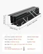 Stalčių ir spintelių bėgeliai, 40 cm / 117 kg - Image 4