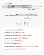 Stalčių ir spintelių bėgeliai su švelniu uždarymu, 96.5 cm / 226.8 kg - Image 7