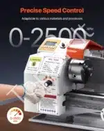 Stalinės Metalo Tekinimo Staklės 220x450 mm, 1250W - Image 5