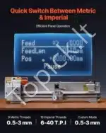 Stalinės Metalo Tekinimo Staklės 220x750 mm, 1100W - Image 2