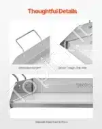 Standartinė grilio plokštė-keptuvė, 44,8 x 37 cm - Image 3