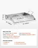 Standartinė grilio plokštė-keptuvė, 44,8 x 37 cm - Image 7