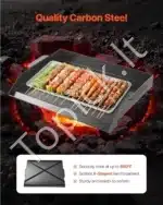 Standartinė grilio plokštė-keptuvė, 50,2 x 37 cm - Image 2