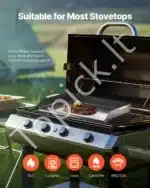 Standartinė grilio plokštė-keptuvė, 50,2 x 37 cm - Image 6