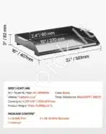 Standartinė grilio plokštė-keptuvė, 50,2 x 37 cm - Image 7