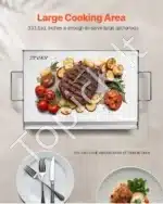 Standartinė grilio plokštė-keptuvė, 58,5 x 36,5 cm - Image 4