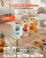Stikliniai gėrimų dispenseriai - 3×8 l - Image 2
