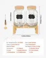 Stikliniai gėrimų dozatoriai 2×3,8 l - Image 7