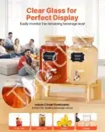 Stikliniai gėrimų dozatoriai 2×3,8 l - Image 4