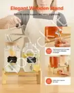 Stikliniai gėrimų dozatoriai 2×3,8 l - Image 5