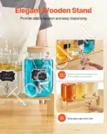 Stikliniai gėrimų dozatoriai 3×3,8 l - Image 5