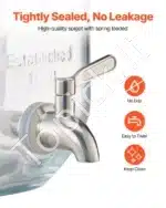 Stikliniai gėrimų dozatoriai 3×3,8 l - Image 3