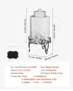 Stiklinis gėrimų dozatorius - 10 l - Image 7