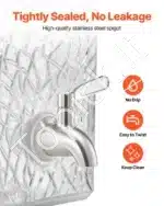 Stiklinis gėrimų dozatorius - 10 l - Image 3