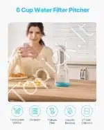 Stiklinis vandens filtravimo ąsotis, 800 ML - Image 2