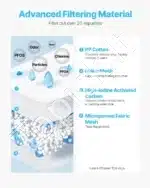 Stiklinis vandens filtravimo ąsotis, 800 ML - Image 3