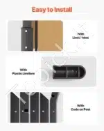 Stilingas metalinis paviljonas su išlenktu stogu – 3,65 × 3,05 × 2,54 m - Image 5