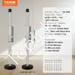 Stogo kopėčių kojų stabilizatorius, reguliuojamas, 249,5 kg talpa, 97×493 mm - Image 3