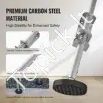 Stogo kopėčių kojų stabilizatorius, reguliuojamas, 249,5 kg talpa, 97×493 mm - Image 4