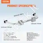 Stogo kopėčių stabilizatorius, sienos atstumas 920 mm, 150 kg talpa, 920×313×110 mm - Image 3