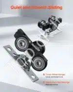 Stumdomų durų furnitūra, 1.75 m / 100 kg - Image 4