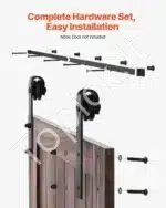 Stumdomų durų furnitūra, 1.83 m / 150 kg - Image 5