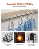 Stumdomų durų furnitūra, 150 kg, 183cm - Image 2