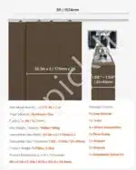 Stumdomų durų furnitūra, dvigubi bėgeliai, 1.52 m / 68 kg - Image 7