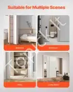 Stumdomų durų furnitūra, dvigubi bėgeliai, 2.44 m / 68 kg - Image 6