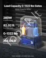 Stumdomų vartų automatikos komplektas, 280 W / 600 kg - Image 2