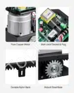 Stumdomų vartų automatikos komplektas, 400 W / 1000 kg - Image 6