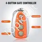 Stumdomų vartų nuotolinio valdymo pultelis, 4 mygtukai / 40 m - Image 3