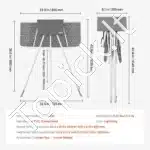 Sulankstoma šunų vonia mažiems ir vidutinio dydžio augintiniams – mėlyna - Image 7