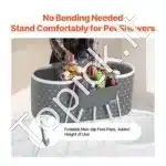 Sulankstoma šunų vonia mažiems ir vidutinio dydžio augintiniams – mėlyna - Image 3