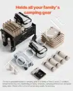 Sulankstomas universalus vežimėlis-karutis su rankena, 102 kg - Image 3