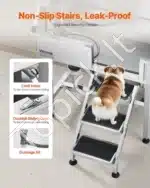 Šunų vonia su šampūno laikikliu ir PE vandens filtru – 870 mm x 488 mm x 1025 mm - Image 3