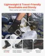 Taktiniai darbo batai, žygio batai, vyriški, juodi (EU 46-47) - Image 2