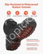 Taktiniai darbo batai, žygio batai, vyriški, juodi (EU 44) - Image 4