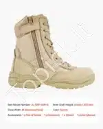 Taktiniai darbo batai, žygio batai, vyriški, smėlio spalvos (EU 46) - Image 7