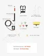 Teleskopinė aukšto slėgio plovimo lazda su šepečiu, 5,5 m - Image 7