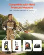 Teleskopinė aukšto slėgio plovimo lazda su šepečiu, 6,35 m - Image 3