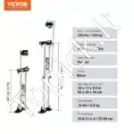 Teleskopiniai Reguliuojami KojūkaiVaikštynės 61-101.6 cm (1 pora) - Image 6