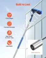 Teleskopinis plovimo šepetys 7,3 m su vandens tiekimu - Image 5