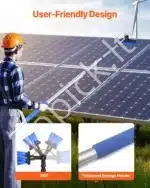 Teleskopinis plovimo šepetys 7,3 m su vandens tiekimu - Image 3